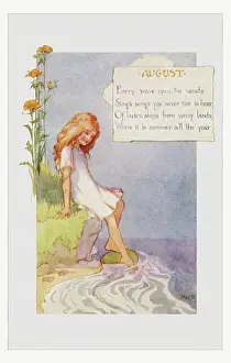Toes: Months of the year. August