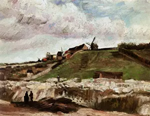 Montmartre: Montmartre: Quarry, the Mills, by Van Gogh