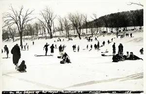 Slop: Montreal, Quebec, Canada - Sledging on Mt. Royal