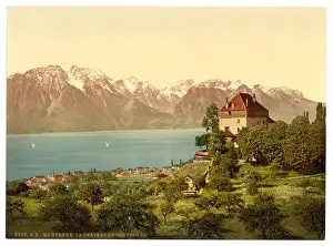 Montreux: Montreux, Chatelard Castle, Geneva Lake, Switzerland