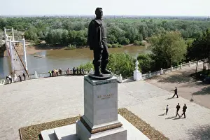 Ural: Monument to aircraft test pilot Valery Chkalov