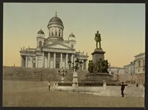 Helsingfors: Monument of Alexander II, Helsingfors, Russia, i.e. Helsink