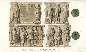 Giarrè: Monument with allegorical statues representing