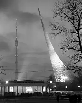 Ostankino: Monument to Conquerors of Space in Moscow, 1970