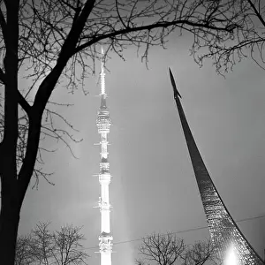 Ostankino: Monument to Conquerors of Space in Moscow, 1972