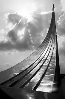 Barshch: Monument to Conquerors of Space in Moscow, 1978