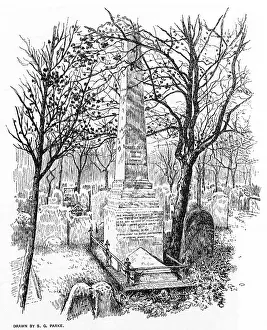 Bunhill: Monument to Daniel Defoe, Bunhill Fields, London