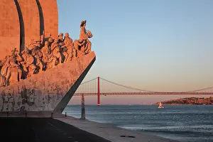 Descobrimentos: Monument to the Discoveries, Tagus river, Lisbon, Portugal