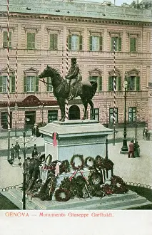 Plinths: Monument to Giuseppe Garibaldi, Genoa
