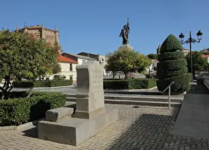 Monument to Hernan Cortes, Medellin, Extremadura, Spain