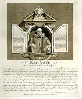 Cripplegate: Monument of John Speed, In The Chancel of St Giles no