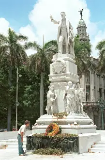 Velichkin: Monument to Jose Marti in Havana, 1995