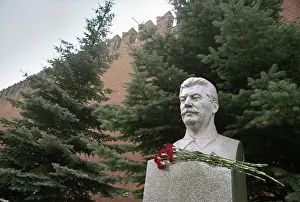 Erected: Monument to Joseph Stalin in Moscow
