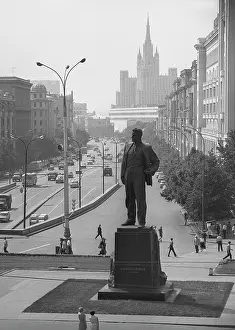 Mayakovsky: Monument to Mayakovsky in Moscow, 1970