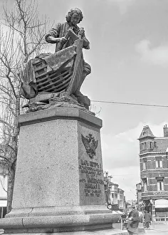 Czar: Monument to Peter I in Zaandam