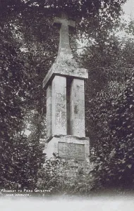 Gaveston: Monument to Piers Gaveston at Blacklow Hill