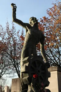 Shoah: Monument to prisoners sent to the work camps