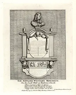 Chancel: Monument of Sir Edward Wynter, died 1685