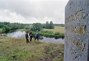 Dvina: Monument to Soviet Soldiers on Western Dvina River