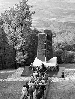 Belgrade: Monument to Soviet war veterans in Belgrade, 1964