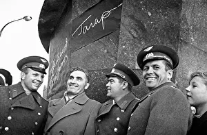 Explorers: Monument to space explorers in Moscow region