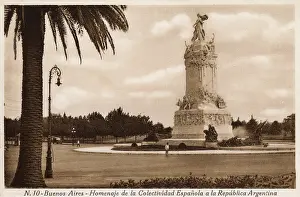 Monument to the Spanish - Buenos Aires, Argentina
