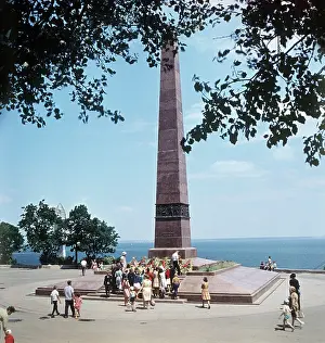 Odessa: Monument of the Unrecognized Sailor in Odessa, 1968