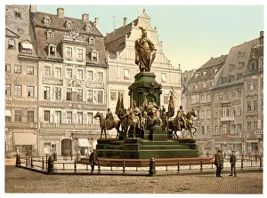Leipsig: Monument of Victory, Leipsig (i.e. Leipzig), Saxony, German