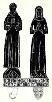 Maud: Monumental Brass Rubbing, John and Maud Pecock