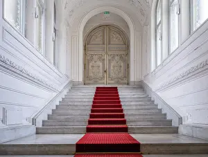 Beranger: Monumental staircase, Chateau de Valrose, Nice, France