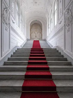 Beranger: Monumental staircase, Chateau de Valrose, Nice, France