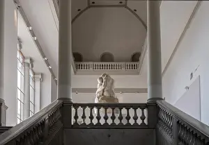 Banister: Monumental staircase, Musee des Beaux Arts, Nice, France