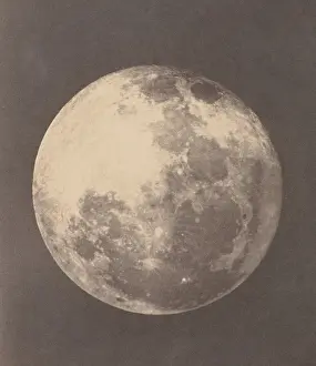 Telescopic: The Moon, 1857noae60, by John Adams Whipple and