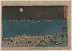 Takanawa: Moon scene at Takanawa