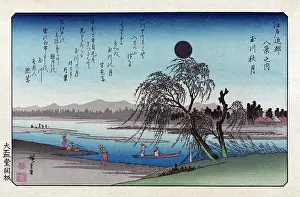 Moonlit: Full Moon Over Tama River, 1838