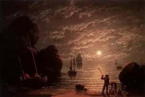 Beachs: Moonlight Coastal Scene