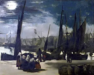 1869: Moonlight over the Port of Boulogne Artist: Edouard Manet