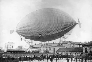Ballooning: Moored balloon Pax with M. Severo before the disaster
