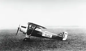 Morane Soulnier: Morane-Soulnier Ms-129 Parasol Parked