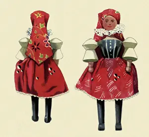 Bodice: Moravian Folk Doll