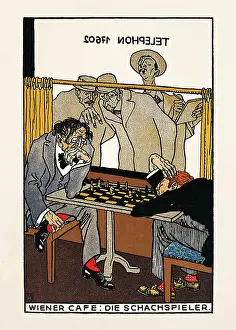 Moriz: Moriz Jung. Viennese Cafe. The Chess
