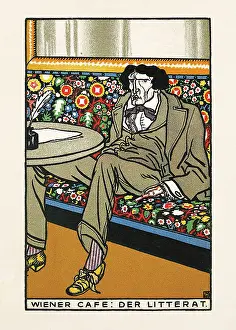 Jung: Moriz Jung. Viennese Cafe. The man