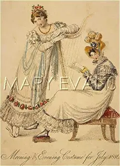 Morn: MORN. & EVEN. DRESS 1816