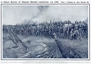 Agincourt: The Morning of Agincourt by John Hassall