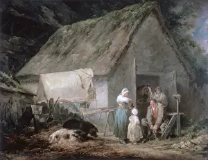 Morland: Morning: Higglers Preparing for Market Artist: