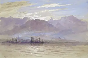 Bodycolour: Morning in Spring, with north-east Wind, at Vevey