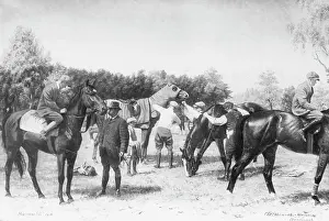 Altberlin: Morning work in the Hoppegarten, 1909