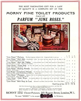 Promotes: Morny Freres June Roses Advertisement