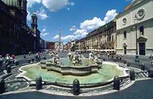 Navona: The Moro Fountain, Piazza Navona