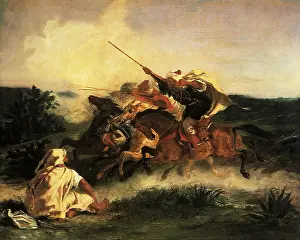 Fantasia: Moroccan Fantasia, by Delacroix
